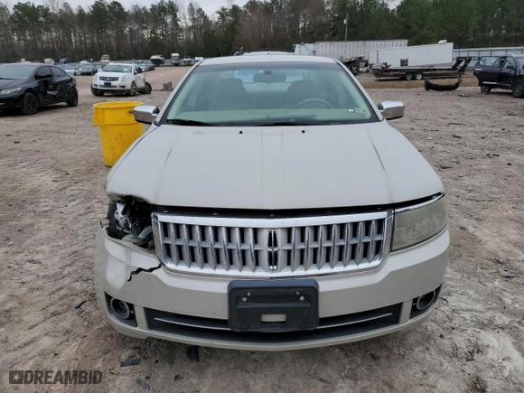 2007 Lincoln MKZ with VIN 3LNHM28T77R629830, listed as a Copart auction lot 48049865 with 123,694 mi miles and Salvage Title. Bid and sale history available at carsss.com. Image 5.