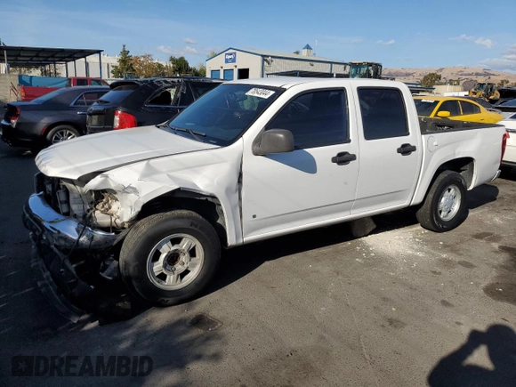 2007 GMC Canyon SLE1 with VIN 1GTCS139378248181, listed as a Copart auction lot 78543044 with 142,280 mi miles and Salvage Title. Bid and sale history available at carsss.com. Image 1.