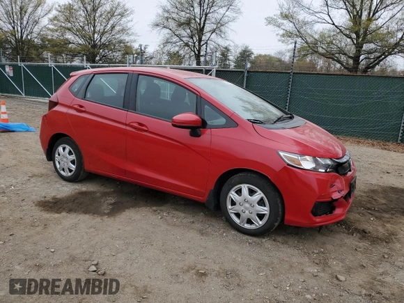 2019 Honda Fit LX with VIN 3HGGK5H40KM726908, listed as a Copart auction lot 52800005 with 37,297 mi miles and Salvage Title. Bid and sale history available at carsss.com. Image 4.