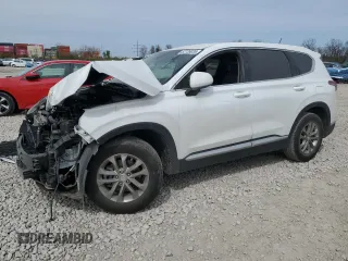 2019 Hyundai Santa Fe SE z VIN 5NMS2CAD7KH097514, wystawiony jako Copart lot #52735035 z przebiegiem 78 972 mil mil oraz Szkoda całkowita • Salvage title. Historia ofert i sprzedaży dostępna na DreamBid. Obrazek 1.