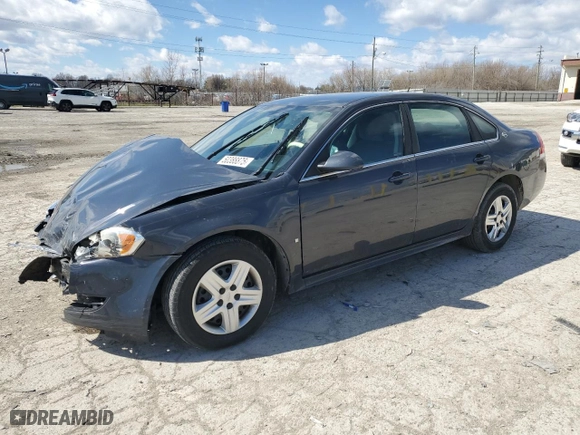 2009 Chevrolet Impala LS with VIN 2G1WB57K691170804, listed as a Copart auction lot 50388875 with 0 mi miles and Salvage Title. Bid and sale history available at carsss.com. Image 1.