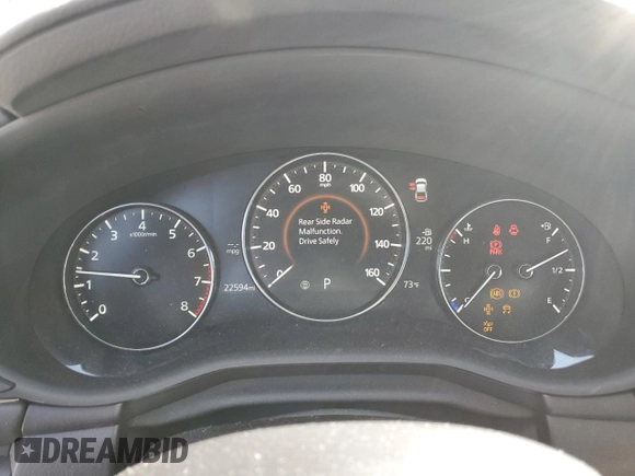 2021 Mazda 3 Premium with VIN 3MZBPADLXMM214735, listed as a Copart auction lot 52958545 with 22,594 mi miles and Salvage title. Bid and sale history available at DreamBid. Image 9.