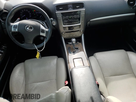 2011 Lexus IS 250 C with VIN JTHFF2C20B2520593, listed as a Copart auction lot 51487265 with 114,101 mi miles and Salvage Title. Bid and sale history available at DreamBid. Image 8.