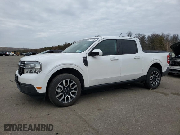 2022 Ford Maverick XL with VIN 3FTTW8E38NRA72553, listed as a Copart auction lot 46357695 with 29,937 mi miles and Salvage Title. Bid and sale history available at DreamBid. Image 1.