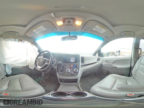 2015 Toyota Sienna Limited with VIN 5TDDK3DC5FS118715, listed as a Copart auction lot 55957215 with 133,500 mi miles and Salvage title. Bid and sale history available at DreamBid. Image 15.