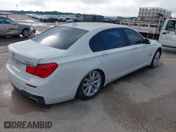 2012 BMW 7 Series 750Li с VIN WBAKB8C58CC963818, выставлен на аукционе IAAI как лот 42346005 с пробегом 189 995 миль миль и . История ставок и продаж доступна на DreamBid. Изображение 4.
