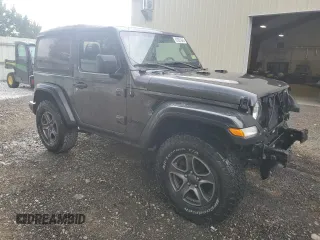 2021 Jeep Wrangler Willys with VIN 1C4GJXAG8MW756324, listed as a Copart auction lot 61951645 with 37,601 mi miles and Salvage title. Bid and sale history available at DreamBid. Image 4.