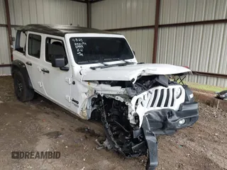 2021 Jeep Wrangler Unlimited Willys with VIN 1C4HJXDN4MW790999, listed as a IAAI auction lot 42236588 with 53,954 mi miles and . Bid and sale history available at DreamBid. Image 6.