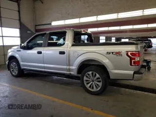 2018 Ford F-150 XL with VIN 1FTEW1EP8JFD26238, listed as a Copart auction lot 41449795 with 53,369 mi miles and Salvage Title. Bid and sale history available at carsss.com. Image 2.