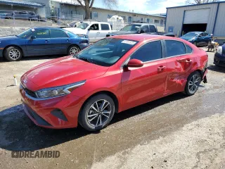 2023 Kia Forte LXS with VIN 3KPF24AD5PE652188, listed as a Copart auction lot 47497435 with 56,446 mi miles and Salvage Title. Bid and sale history available at carsss.com. Image 1.