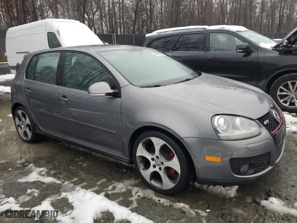 2009 Volkswagen GTI with VIN WVWHV71K99W140037, listed as a Copart auction lot 44815565 with 106,377 mi miles and Salvage Title. Bid and sale history available at carsss.com. Image 4.