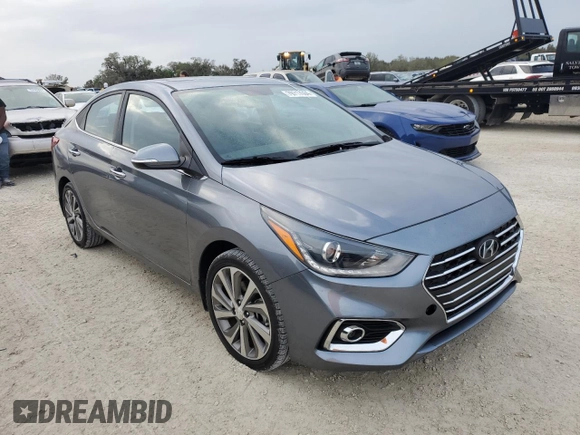 2020 Hyundai Accent Limited with VIN 3KPC34A67LE118346, listed as a Copart auction lot 79717804 with 4,046 mi miles and Clean Title. Bid and sale history available at carsss.com. Image 4.