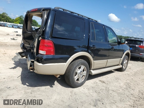 2006 Ford Expedition Eddie Bauer with VIN 1FMFU17556LA63250, listed as a Copart auction lot 61906595 with 151,047 mi miles and Salvage title. Bid and sale history available at DreamBid. Image 3.