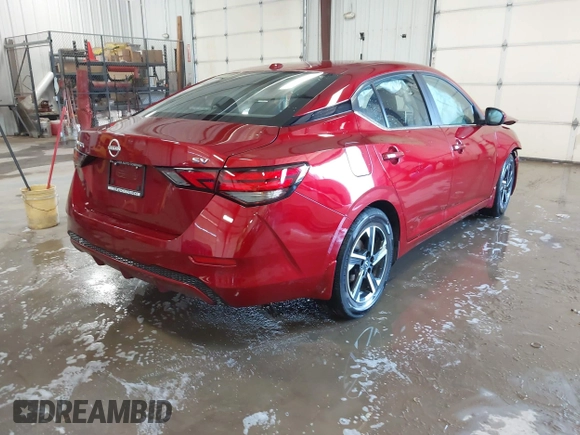 2024 Nissan Sentra SV with VIN 3N1AB8CV1RY366107, listed as a IAAI auction lot 41714847 with 7,983 mi miles and . Bid and sale history available at DreamBid. Image 4.