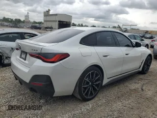 2023 BMW 4 Series 430i xDrive z VIN WBA73AV08PFM91846, wystawiony jako Copart lot #55291695 z przebiegiem Nie podano mil oraz Szkoda całkowita • Salvage title. Historia ofert i sprzedaży dostępna na DreamBid. Obrazek 3.