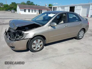 2008 Kia Spectra SX with VIN KNAFE121485492955, listed as a IAAI auction lot 41995775 with 61,717 mi miles. Bid and sale history available at carsss.com. Image 17.