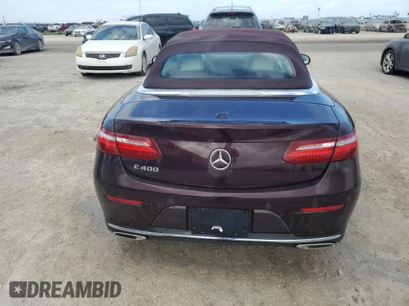2018 Mercedes-Benz E-Class E 400 with VIN WDD1K6FB8JF023038, listed as a Copart auction lot 74779064 with 0 mi miles and Salvage Title. Bid and sale history available at carsss.com. Image 6.