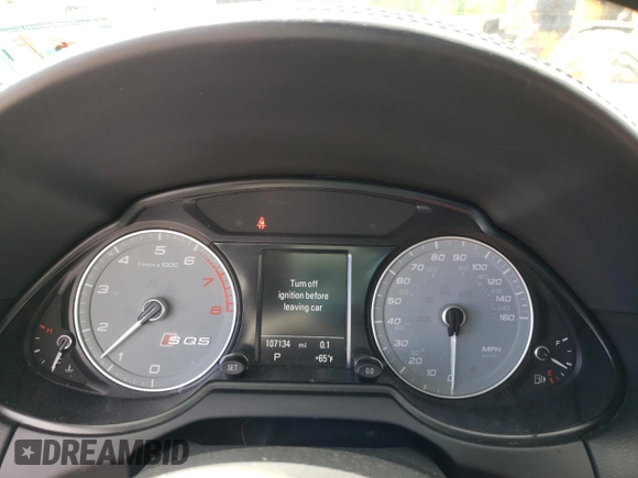2015 Audi SQ5 Premium Plus with VIN WA1CGAFP7FA081935, listed as a Copart auction lot 51219263 with 107,134 mi miles. Bid and sale history available at carsss.com. Image 9.