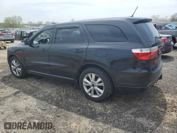 2012 Dodge Durango R/T with VIN 1C4SDJCT8CC301577, listed as a Copart auction lot 55934735 with 127,691 mi miles and Salvage title. Bid and sale history available at DreamBid. Image 2.