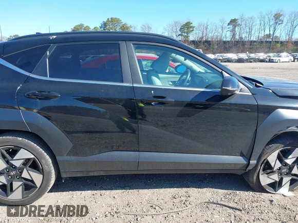 2024 Hyundai Kona Limited with VIN KM8HECA3XRU115110, listed as a IAAI auction lot 42022862 with 5,685 mi miles and . Bid and sale history available at carsss.com. Image 14.