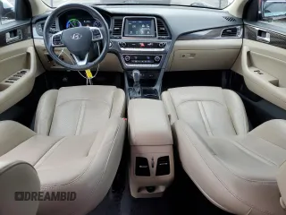 2018 Hyundai Sonata Hybrid Limited with VIN KMHE34L35JA083412, listed as a Copart auction lot 43350195 with 106,217 mi miles and Clean Title. Bid and sale history available at carsss.com. Image 8.