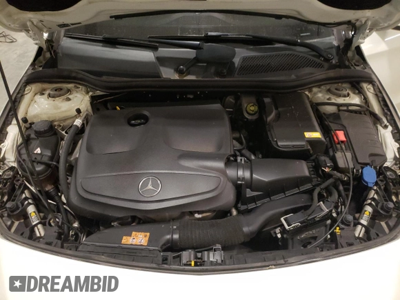 2015 Mercedes-Benz CLA 250 with VIN WDDSJ4GB5FN189122, listed as a Copart auction lot 57647115 with 118,038 mi miles and Salvage title. Bid and sale history available at DreamBid. Image 11.