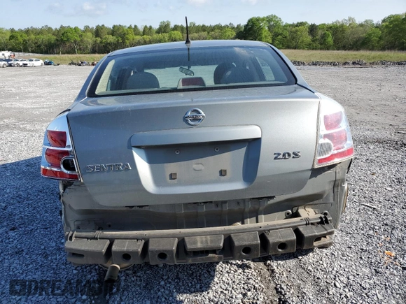 2007 Nissan Sentra S with VIN 3N1AB61E87L630439, listed as a Copart auction lot 52330545 with 70,257 mi miles and Salvage title. Bid and sale history available at DreamBid. Image 6.