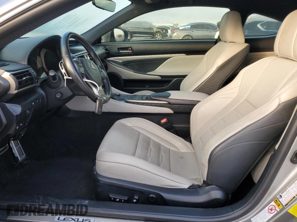 2016 Lexus RC 200t F Sport z VIN JTHHA5BC5G5001385, wystawiony jako Copart lot #48736855 z przebiegiem 123 957 mil mil oraz Szkoda całkowita • Salvage title. Historia ofert i sprzedaży dostępna na DreamBid. Obrazek 7.