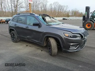 2023 Jeep Cherokee Altitude Lux with VIN 1C4PJMMB4PD115413, listed as a Copart auction lot 50176005 with 43,189 mi miles and Salvage Title. Bid and sale history available at carsss.com. Image 4.