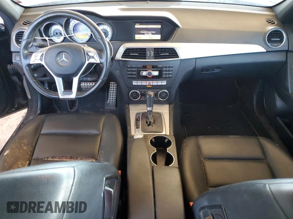 2012 Mercedes-Benz C 300 Sport with VIN WDDGF8BB7CR207887, listed as a Copart auction lot 62177525 with 158,417 mi miles and Salvage title. Bid and sale history available at DreamBid. Image 8.