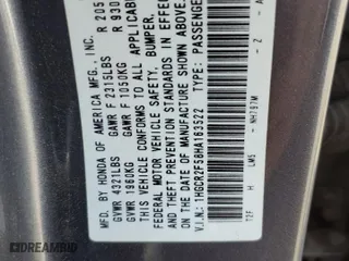 2017 Honda Accord Sedan Sport with VIN 1HGCR2F58HA163522, listed as a Copart auction lot 51889785 with 148,155 mi miles and Salvage Title. Bid and sale history available at carsss.com. Image 12.