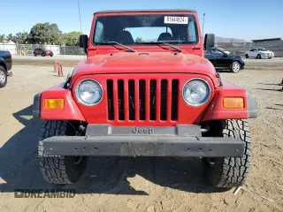 2001 Jeep Wrangler SE with VIN 1J4FA29P91P367534, listed as a Copart auction lot 81644824 with 156,597 mi miles and Clean Title. Bid and sale history available at carsss.com. Image 5.