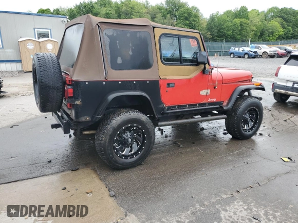 1995 Jeep Wrangler S z VIN 1J4FY19P0SP320982, wystawiony jako Copart lot #58615045 z przebiegiem 156 123 mil mil oraz Czysty tytuł • Clean title. Historia ofert i sprzedaży dostępna na DreamBid. Obrazek 3.