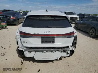 2023 Audi Q4 e-tron Premium Plus with VIN WA1BCBFZ6PP005149, listed as a Copart auction lot 47127014 with 9,183 mi miles and Salvage Title. Bid and sale history available at carsss.com. Image 6.