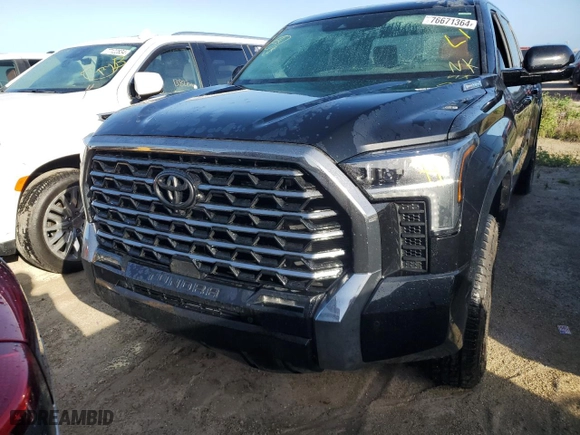 2024 Toyota Tundra 4WD Limited Hybrid with VIN 5TFWC5DB7RX072294, listed as a Copart auction lot 76671364 with 0 mi miles and Non Repairable. Bid and sale history available at carsss.com. Image 5.