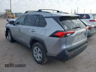2020 Toyota RAV4 LE with VIN JTMH1RFV4LD044166, listed as a IAAI auction lot 40566121 with 55,856 mi miles. Bid and sale history available at carsss.com. Image 3.