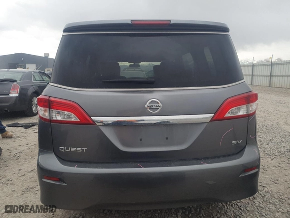 2017 Nissan Quest SV with VIN JN8AE2KP6H9165171, listed as a Copart auction lot 51113635 with 119,503 mi miles and Salvage Title. Bid and sale history available at carsss.com. Image 6.