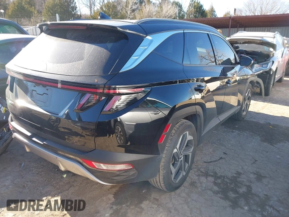 2022 Hyundai Tucson Limited with VIN 5NMJE3AEXNH001018, listed as a IAAI auction lot 41243221 with 81,590 mi miles. Bid and sale history available at carsss.com. Image 4.