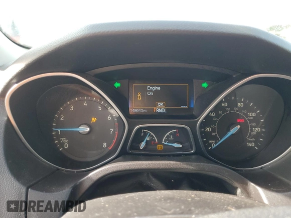 2016 Ford Focus SE with VIN 1FADP3F21GL335905, listed as a Copart auction lot 53837225 with 149,043 mi miles and Salvage title. Bid and sale history available at DreamBid. Image 9.
