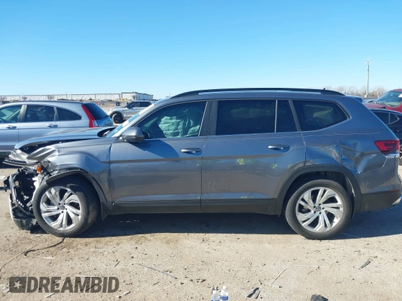2023 Volkswagen Atlas SE with VIN 1V2JR2CA4PC538749, listed as a IAAI auction lot 41206267 with 23,197 mi miles and . Bid and sale history available at DreamBid. Image 14.