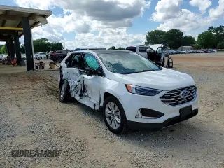 2020 Ford Edge Titanium with VIN 2FMPK3K93LBA53778, listed as a Copart auction lot 59059085 with 121,277 mi miles and Salvage title. Bid and sale history available at DreamBid. Image 14.