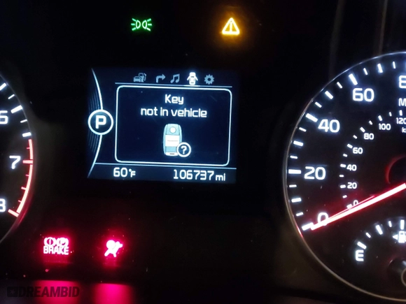 2017 Kia Optima LX 1.6T with VIN 5XXGT4L10HG129660, listed as a IAAI auction lot 40887271 with 107,000 mi miles. Bid and sale history available at carsss.com. Image 15.