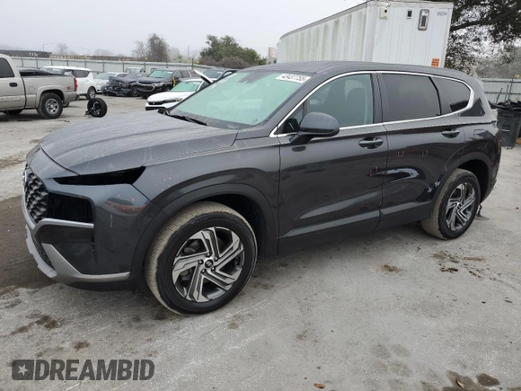 2021 Hyundai Santa Fe SE with VIN 5NMS14AJ8MH366606, listed as a Copart auction lot 43437755 with 53,109 mi miles and Salvage Title. Bid and sale history available at carsss.com. Image 1.