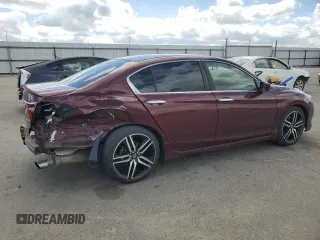 2016 Honda Accord Sport with VIN 1HGCR2F57GA199216, listed as a Copart auction lot 56395825 with 108,837 mi miles and Salvage title. Bid and sale history available at DreamBid. Image 3.