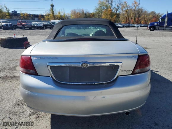 2002 Chrysler Sebring LXi with VIN 1C3EL55R62N327613, listed as a Copart auction lot 76669144 with 57,725 mi miles and Salvage Title. Bid and sale history available at carsss.com. Image 6.