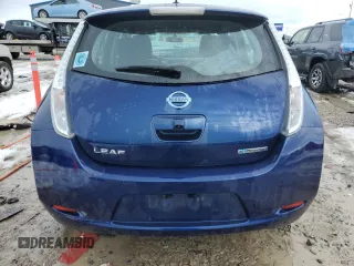 2016 Nissan LEAF S with VIN 1N4AZ0CP4GC307172, listed as a Copart auction lot 41990693 with 83,779 mi miles. Bid and sale history available at carsss.com. Image 6.