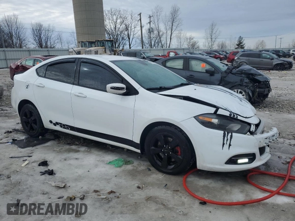 2015 Dodge Dart SXT with VIN 1C3CDFBB6FD159226, listed as a Copart auction lot 46975485 with 121,435 mi miles and Clean Title. Bid and sale history available at carsss.com. Image 4.