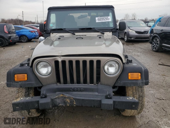 2003 Jeep Wrangler Sport with VIN 1J4FA49S33P345306, listed as a Copart auction lot 46899265 with 143,858 mi miles and Clean Title. Bid and sale history available at carsss.com. Image 5.