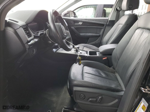 2020 Audi Q5 Premium Plus with VIN WA1BNAFY0L2076155, listed as a Copart auction lot 45599985 with 41,366 mi miles and Salvage Title. Bid and sale history available at carsss.com. Image 7.