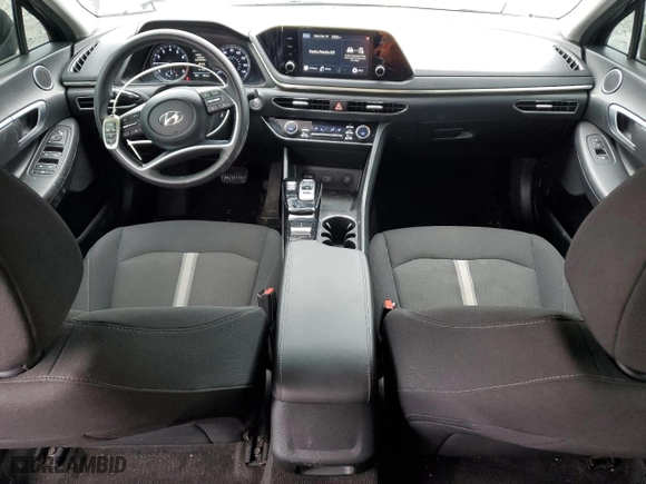 2021 Hyundai Sonata SEL with VIN KMHL64JA1MA143982, listed as a Copart auction lot 45816925 with 74,616 mi miles and Salvage Title. Bid and sale history available at carsss.com. Image 8.
